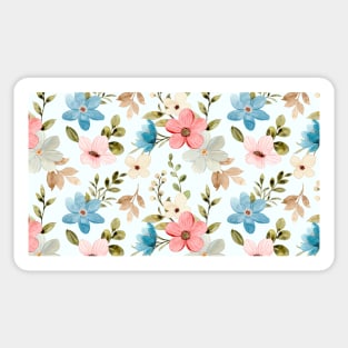 Illustration Nature Flowers Patterns Sticker